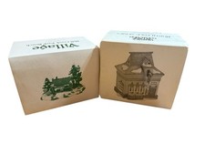 Banco Department 56 Christmas Snow Village Mill Creek Park barbeiro polo norte comprar usado  Enviando para Brazil