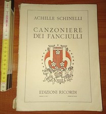 Schinelli canzoniere dei usato  Novellara