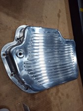 Cacerola de aceite de transmisión con aletas Turbo TH400 2 1/4" de aluminio pulido para GM segunda mano  Embacar hacia Mexico
