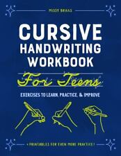 Cursive handwriting workbook for sale  Tucker