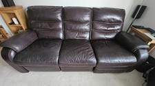 Brown leather piece for sale  WALSALL
