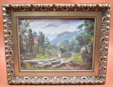 Peinture huile panneau d'occasion  Châtillon-sur-Indre