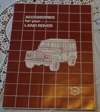 1983 1984 BM Bearmach Land Rover Series 2A 3 90 110 acessórios folheto cubos OD comprar usado  Enviando para Brazil