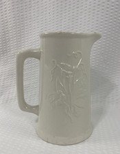 White ironstone pitcher for sale  Nauvoo