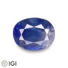 Safira azul Caxemira com certificação IGI 2,19 quilates natural não tratada OVAL azul aveludado comprar usado  Enviando para Brazil