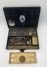 Caixa de metal antiga tinta cores d'água estanho Reeves & Sons Student No. 61 Inglaterra comprar usado  Enviando para Brazil