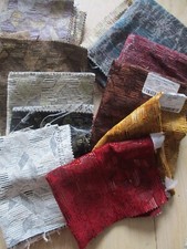 Chenille fabric swatches for sale  BASINGSTOKE