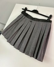 Minijupe grise plissée d'occasion  Arras