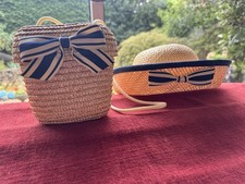 Real straw hat for sale  WEYBRIDGE