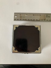 Caixa de cigarro embutida ART DECO (4x4 polegadas) - Forro de madeira original comprar usado  Enviando para Brazil