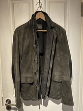 Allsaints leather blazer for sale  LONDON
