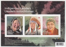 Canadá - *NOVO* Folha de lembrança de líderes indígenas (2025) - MNH comprar usado  Enviando para Brazil