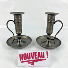 Paire bougeoirs main d'occasion Paire bougeoirs main d'occasion  Haguenau