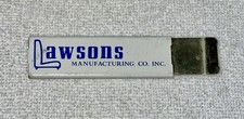 Cortador de caixa de publicidade vintage Lawsons Manufacturing MCM cadeira móveis comprar usado  Enviando para Brazil