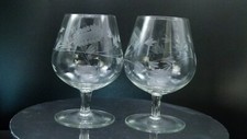 Etched crystal brandy for sale  BILLINGHAM