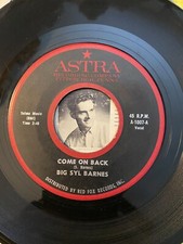 COME ON BACK b/w CHERRY~BIG SYL BARNES~ASTRA~REPRO~VG comprar usado  Enviando para Brazil