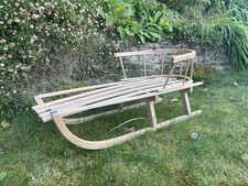 Vintage wooden snow for sale  LYMINGTON