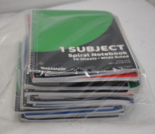 Usado, Lote de 20 Cadernos Espirais 70 Folhas de Largura Regulado Trailmaker 10" X 8" Variedade de Cores comprar usado  Enviando para Brazil