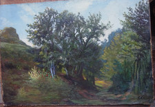 Belle huile ancienne d'occasion  Montbrison