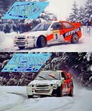 Decals Ford Escort WRC Rallye Montecarlo 1997 5 6 calcas Sainz Schwarz comprar usado  Enviando para Brazil