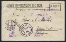 Japão - campo de prisioneiros Matsuyama - 1919 - para a Alemanha - Primeira Guerra Mundial - censura - RARO comprar usado  Enviando para Brazil
