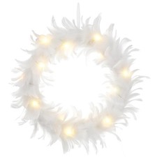 Ghirlanda piume luminosa usato  Spedire a Italy