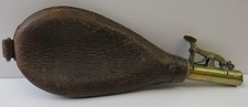 Antique powder flask for sale  SHEFFIELD