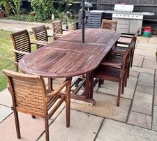 wooden extendable garden table for sale wooden extendable garden table for sale FARNHAM