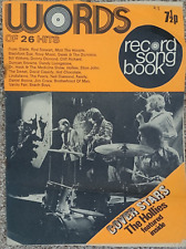 words record song book for sale  TOTNES