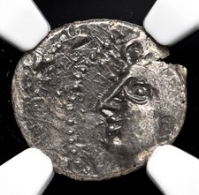 Usado, CELTA, Gália Central. Sequani. Século I a.C. Quinarius, javali, escolha NGC muito bom estado comprar usado  Enviando para Brazil