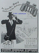 Publicite jumelles huet d'occasion  Cires-lès-Mello