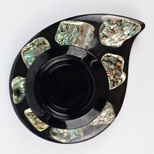Bandeja de cinzas vintage em forma de gota de lágrima opala marinha artesanato em cristal - postagem gratuita comprar usado  Enviando para Brazil