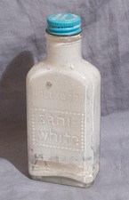 Garrafa de vidro branca Hollywood Sani design publicidade  comprar usado  Enviando para Brazil