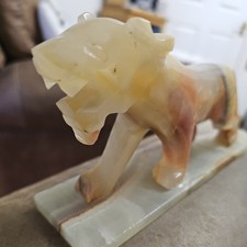 Vintage marble tiger for sale  LEICESTER