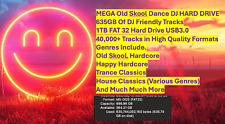 MEGA Old skool dance music DJ  Hard drive 600GB 50k+ Tracks!. 1tb Hard drive  comprar usado  Enviando para Brazil