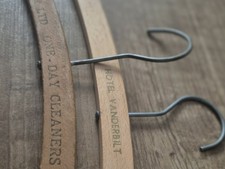 Vintage wooden hanger for sale  BRISTOL