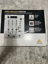Usado, Novo Mixer Behringer Pro Caixa Aberta DX626 3 Canais DJ Mixer comprar usado  Enviando para Brazil