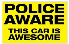 Police aware autocollant d'occasion  Expédié en France