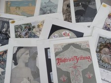 Jugendstil lithographien rname gebraucht kaufen  Deutschland