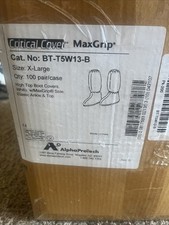Capa para botas Alpha Protech Critical Cover Maxgrip BT-T5W13-B (X-Large) 100 pares comprar usado  Enviando para Brazil