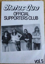 Status quo fan for sale  GRIMSBY