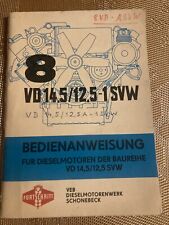 Ddr bedienanweisung motor gebraucht kaufen  Deutschland