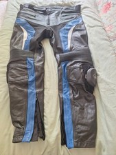 Leather motorcycle trousers for sale  MACCLESFIELD