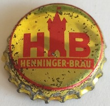 Chapa cerveza HENNINGER-BRÄU xapa kronkorken tappi bottle cap capsule comprar usado  Enviando para Brazil