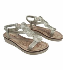 Sandali donna oro usato  Bagnara Calabra