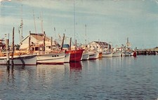 Cartão postal vintage C116 New York Long Island Montauk barcos comprar usado  Enviando para Brazil