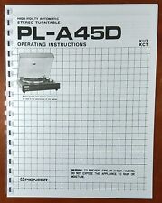 Pioneer a45d turntable for sale  Utica