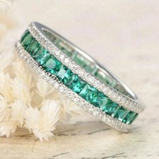 Princess cut emerald for sale  BIRMINGHAM