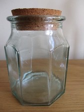 Glass jar storage for sale  NORWICH