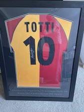 Camisa de futebol Francesco Totti assinada AS Roma 2001-02 lenda italiana com certificado de autenticidade  comprar usado  Enviando para Brazil
